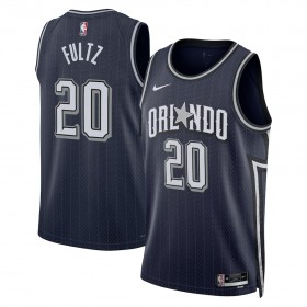 Muške NBA Dres Orlando Magic Markelle Fultz Nike 2023-24 City Edition Navy Swingman